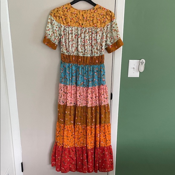 Anthropologie Multicolor Floral Maxi Dress - Picture 5 of 5